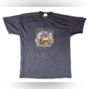 Hairy Otter Harry Potter Vintage 2002 Cotton Graphic T Shirt Mens Size Large